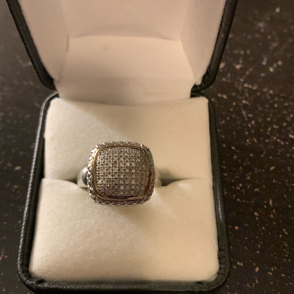 Sliver and Diamond Ring